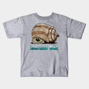 Hermit Cat Kids T-Shirt